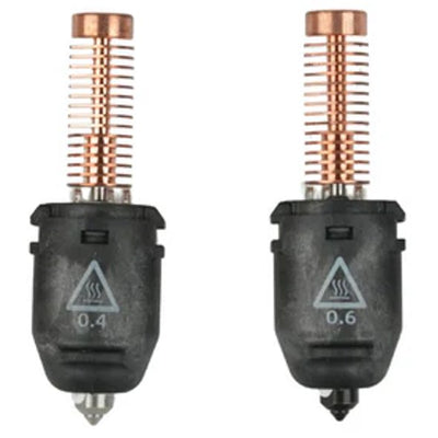 Set van vier FlashForge snelwissel-nozzles voor de Adventurer 5M: 0,25, 0,4, 0,6 en 0,8 mm