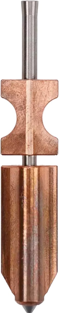 Losse FlashForge nozzle uit de Adventurer 5X-set, recht vooraanzicht