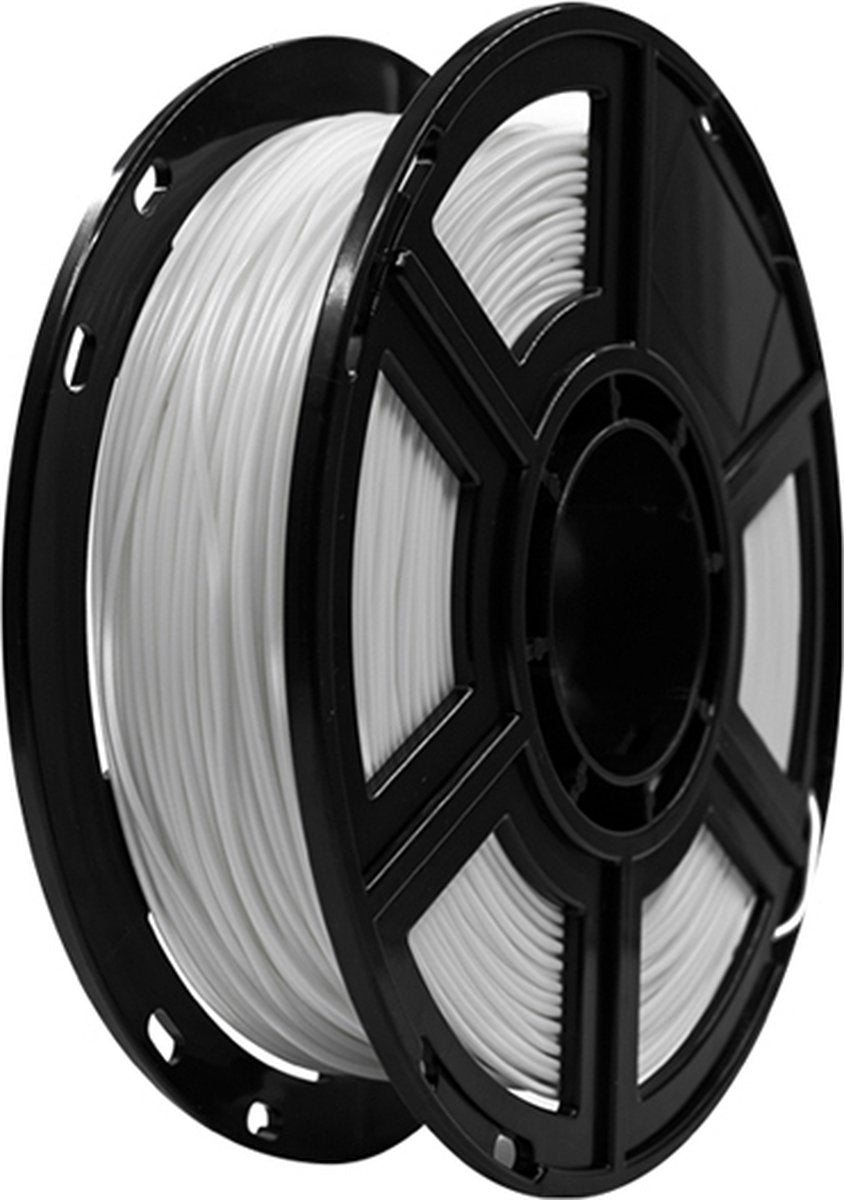 FlashForge PLA-filament wit op een spoel van 500 gram, 1,75 mm