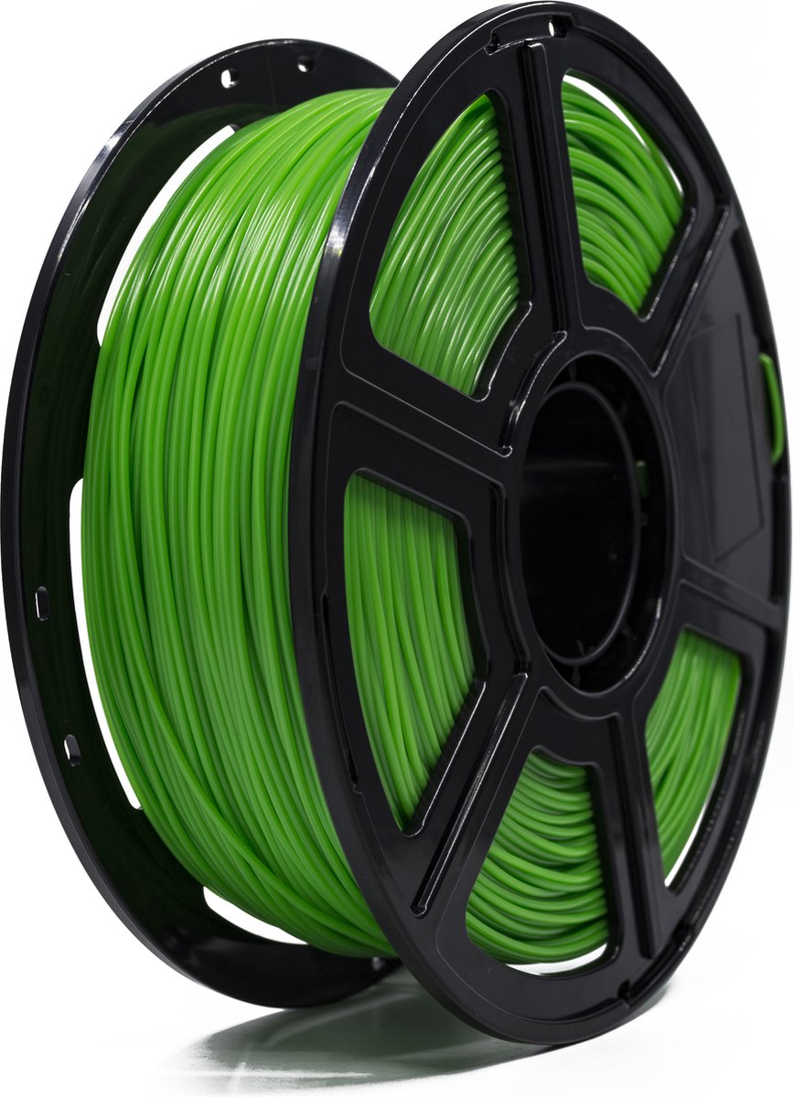 FlashForge PLA-filament groen op zwarte spoel, 1,75 mm, 1 kg