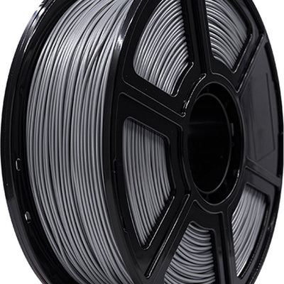 FlashForge PLA-filament zilver op zwarte spoel, 1,75 mm, 1 kg