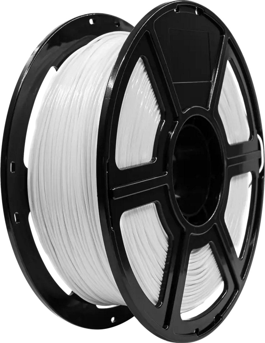 FlashForge High Speed PETG-filament wit op zwarte spoel, 1,75 mm, 1 kg