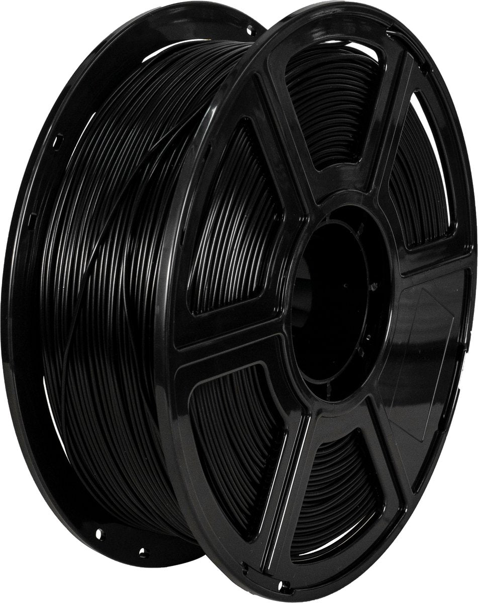 FlashForge PLA-filament zwart op zwarte spoel, 1,75 mm, 1 kg